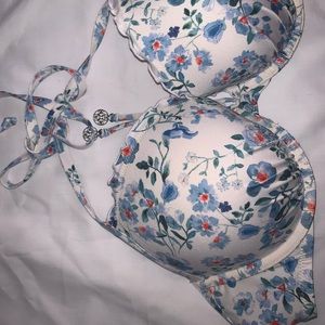 Beautiful blue bathing suit TOP only